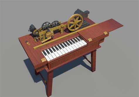 3d telegraph machine model