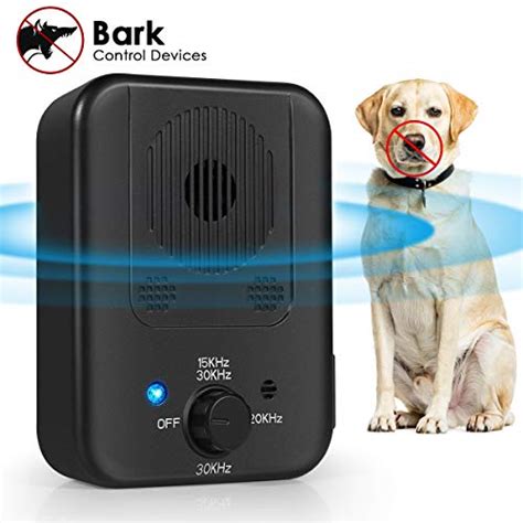 Bark Control Device, 2020 Upgraded Mini Bark Control Device, Outdoor Anti Barking Ultrasonic Dog ...