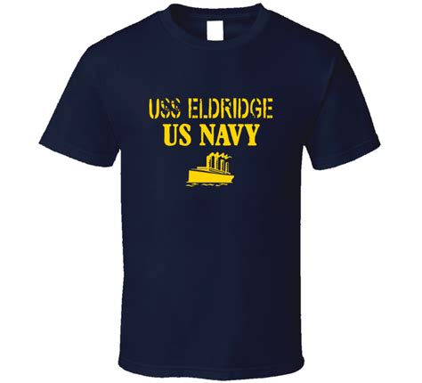 USS Eldridge US Navy Ship Crew T Shirt