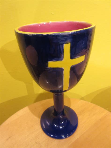 Communion Chalice painted at Kiln Creations, Noblesville, Indiana. www.kilncreations.net ...