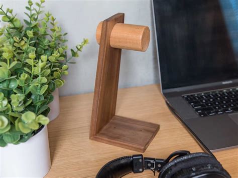 Walnut Headphone Stand | The Smooth Cut