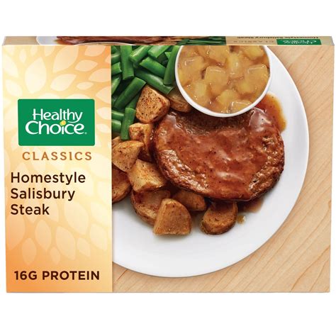 Healthy Choice Classics Complete Meals Homestyle Salisbury Steak Frozen Meal, 11.5 oz. - Walmart ...