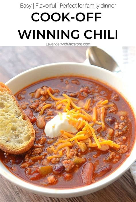 Award Winning Chili Recipe (The Best Chili You'll Ever Have) | Easy soup recipes, Best chili ...