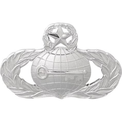 Air Force Master Intelligence Badge, Pin-on, Regular Size | Rank ...