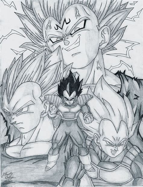 Dragon Ball Z Drawing Vegeta at GetDrawings | Free download