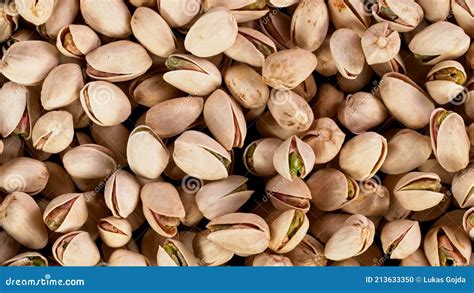 Raw Unsalted Pistachios Nuts, Top Down View. Stock Photo - Image of beans, flowing: 213633350