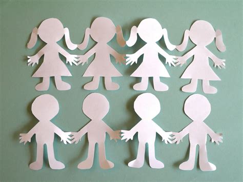 How to Make Paper People Cut Outs (with Pictures) | eHow
