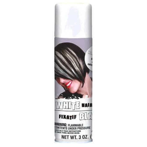 Temporary Colored Hair Spray White - Walmart.com - Walmart.com