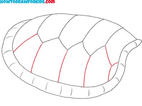 How to Draw a Turtle Shell - Easy Drawing Tutorial For Kids