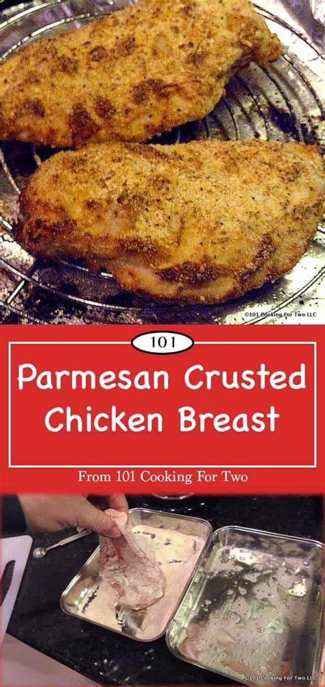 Baked Parmesan Crusted Chicken Breast | 101 Cooking For Two