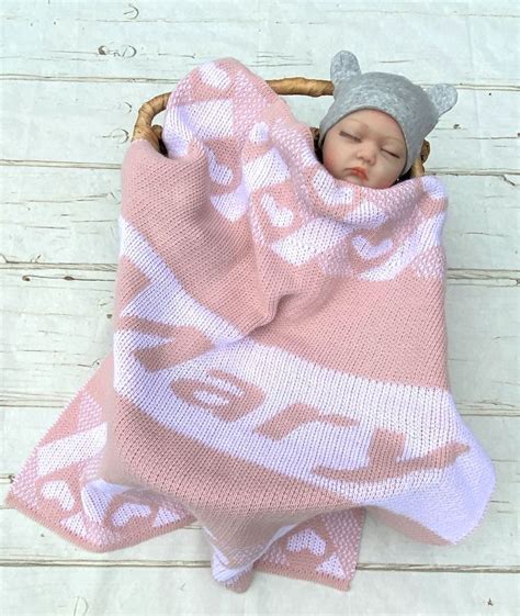 Personalized Baby Blanket Girl Baby Name Blanket Boy Custom | Etsy in 2021 | Custom baby blanket ...