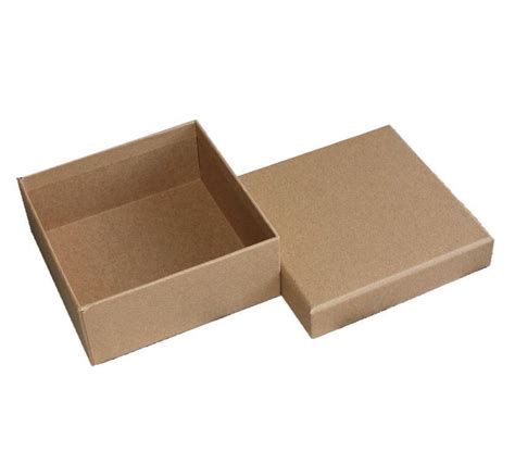 900gsm Gray Cardboard Kraft Paper Packaging Box Square Gift Boxes With Lids