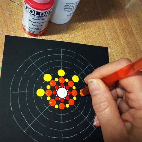 Dot Painting Mandala Kit , 13 dotting painting tools, stencil, guide ...