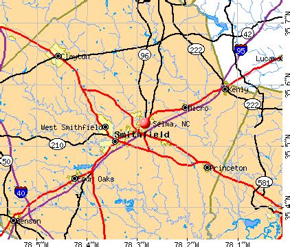 Selma, North Carolina (NC 27576) profile: population, maps, real estate, averages, homes ...