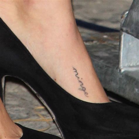 Amanda Seyfried Tattoo