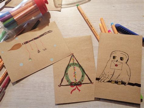 Harry potter Christmas Cards | Weihnachten karten, Weihnachtskarten, Bilder selber malen