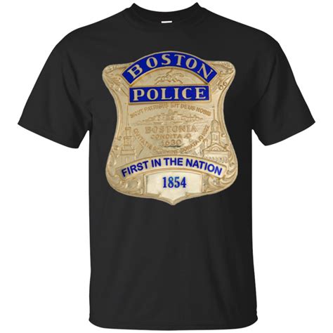 Boston Police Badge Shirts First In The Nation - Teesmiley