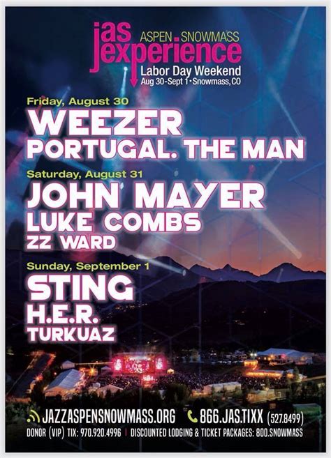 Jazz Aspen Snowmass Adds Turkuaz & H.E.R. To Impressive 2019 Lineup