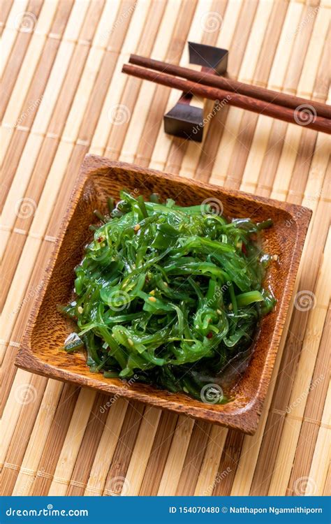 Seaweed Salad -Japanese Style Stock Photo - Image of dinner, delicacy ...