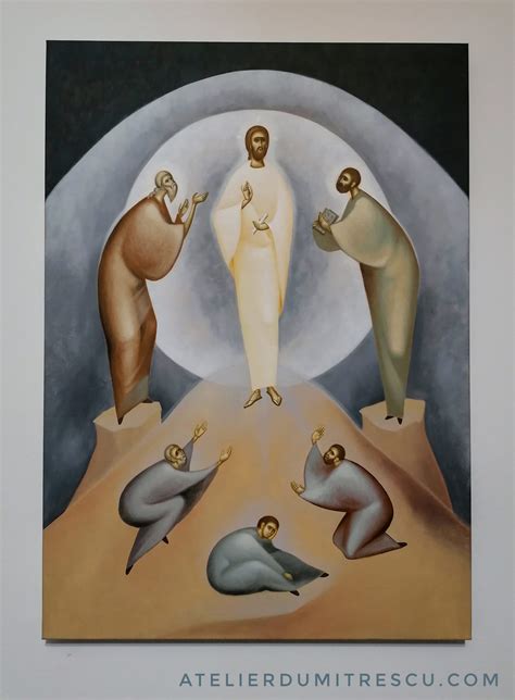 The Transfiguration of Jesus Christ, contemporary religious art. Studio Dumitrescu – Byzantine icons