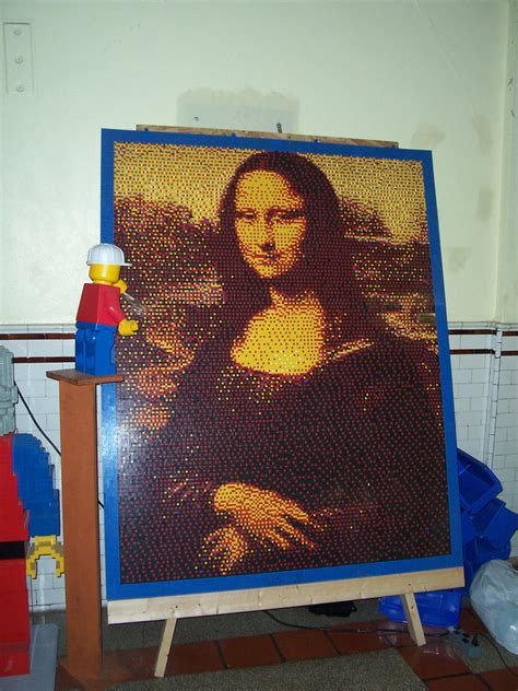 LEGO Mona Lisa by Andrewnuva199 on DeviantArt