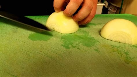 How to brunoise an onion - YouTube