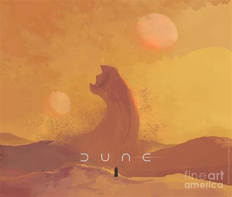 Dune 2021 Fan Art Sandworm Painting by Emily Paul - Fine Art America