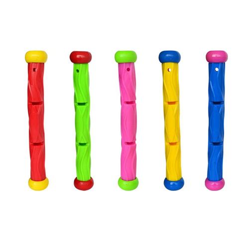 5 pcs Multicolor Diving Stick Toy Underwater Swimming Diving Training ...