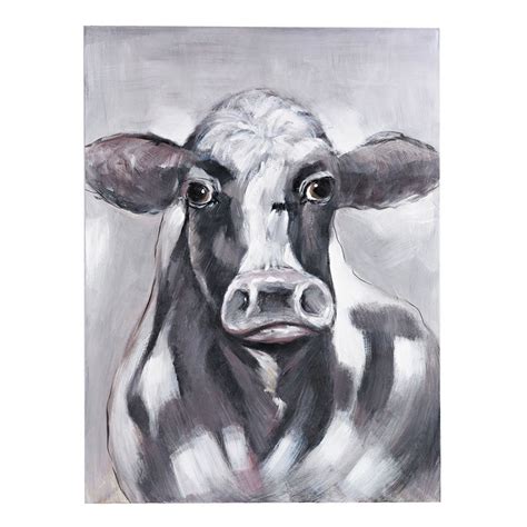 Friesian Oil Painting | Canvas art, Canvas painting, Cow wall art