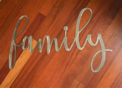 Metal Family Sign Custom Metal Sign Farmhouse Sign Metal - Etsy