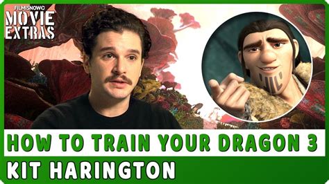 HOW TO TRAIN YOUR DRAGON: THE HIDDEN WORLD | On-Studio Interview with Kit Harington "Eret" - YouTube