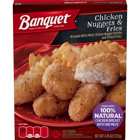 Banquet Chicken Nuggets & Fries Frozen Meal - Shop Entrees & Sides at H-E-B