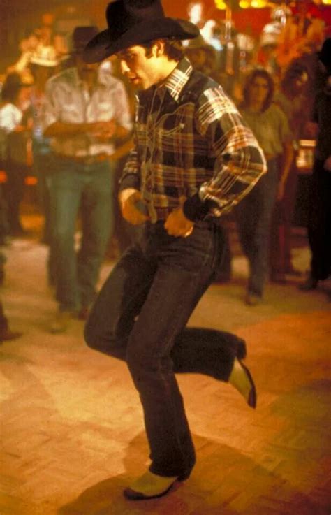 "Know how tuh two step? " | Urban cowboy movie, Urban cowboy, Johnny travolta