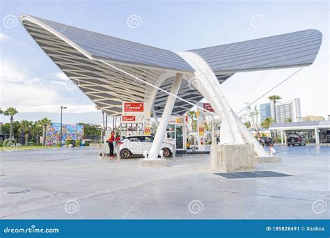 An Outstanding and Modern Style of Shell Gas Station Editorial Photo ...