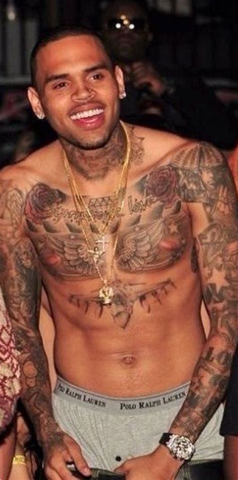 Chris Brown No Tattoos