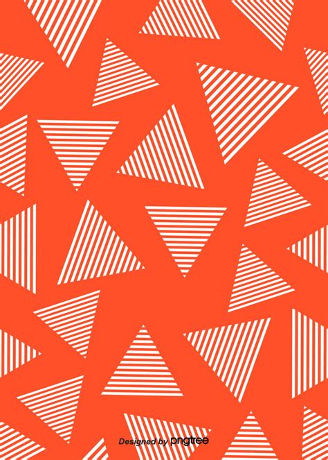 Simple Style Orange Geometric Patterns Background Wallpaper Image For Free Download - Pngtree