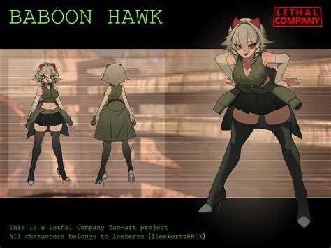 baboon hawk (lethal company) drawn by kamitoge_supino | Danbooru