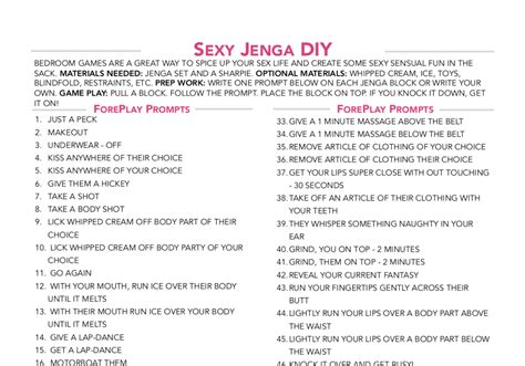 DIY: Sexy Jenga - Velvet Box - October 22, 2019