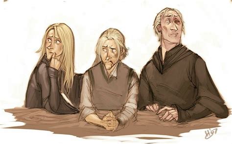 The Malfoy family | Harry potter, Harry potter illustrations, Harry ...