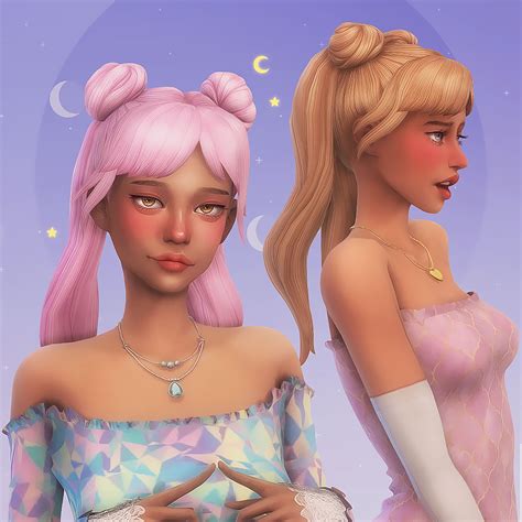 Usagi Hair — Miiko | Sims 4 mods clothes, Sims hair, Sims 4 collections