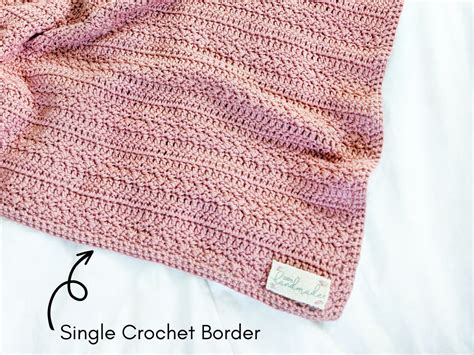 How to Single Crochet a Border on a Blanket | Jewels and Jones