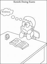 Coloring Sample Exam Pages sketch template