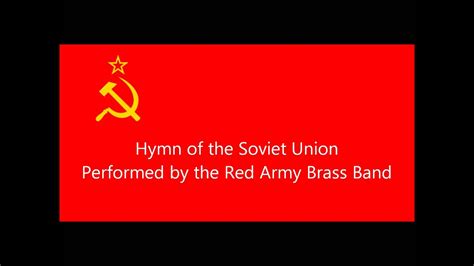 Soviet Union National Anthem Instrumental - YouTube