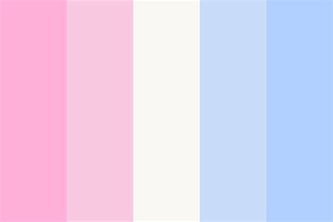 Pink and Blue Pastel Color Palette