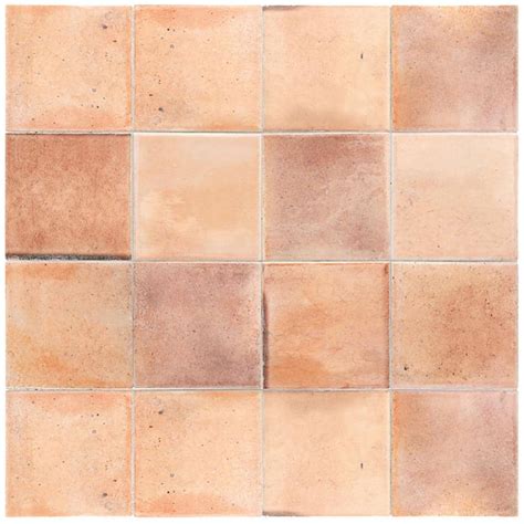 Apollo Tile Antiek Pink 3.94 in. x 3.94 in. Glossy Ceramic Square Wall ...