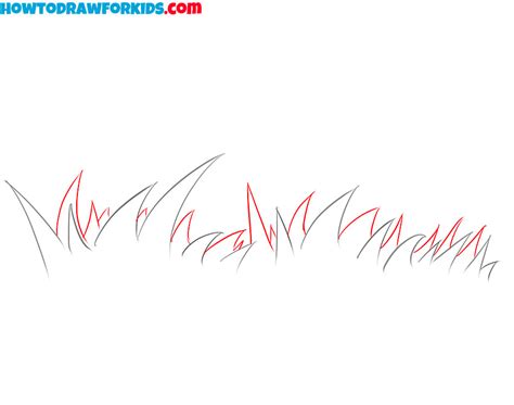 How to Draw Grass - Easy Drawing Tutorial For Kids