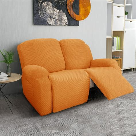 Stretch 1 2 3 Seater Recliner Sofa Slipcover, 8 PCS Reclining Sofa ...