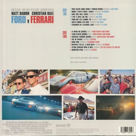 VARIOUS - Ford v Ferrari (Soundtrack) Vinyl at Juno Records.