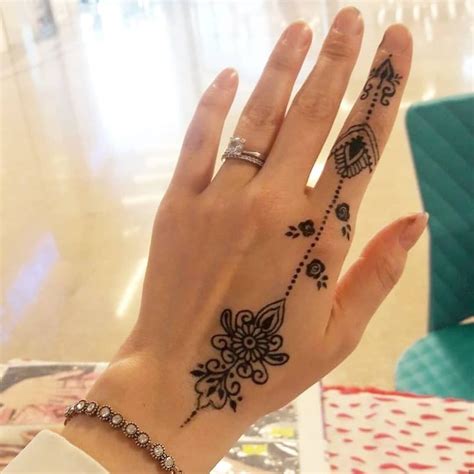 42 Trendy Henna Tattoo Design Ideas to Try | Henna tattoo designs ...