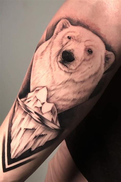 Top 66 Polar Bear Tattoo Ideas In 2021 [Symbolism, Meanings, And More] | Polar bear tattoo, Bear ...